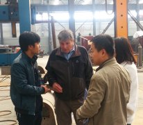 South Africa customer visit factory and place order